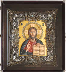 Фото Велика ікона Господь Вседержитель з сусальним золотом