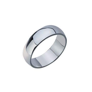 Серебряное обручальное кольцо "Classic 5mm", 21.5