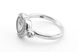 Серебряное кольцо "Сердечко" (фианиты, юв. стекло) СК11026, уточнюйте
