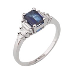 Золотое кольцо с сапфиром и бриллиантами YZ29713, уточнюйте, Белый-Синий