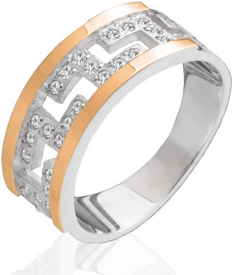 Серебряное женское кольцо "Aysedora", Белый, уточнюйте, Белый
