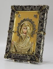 Фото Икона настенная Покров Пресвятой Богородицы с сусальным золотом