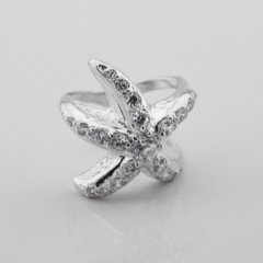 Серебряное кольцо Морская звезда 11026-4, уточнюйте