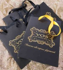 Фирменный пакет VOS Jewelry, Черный