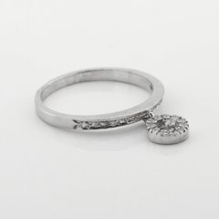 Серебряное кольцо с фианитами K111627, уточнюйте