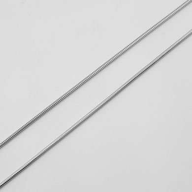 Срібний ланцюжок на силіконовому регуляторі