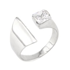 Серебряное кольцо с фианитом 11246-4cz, 17 размер, уточнюйте