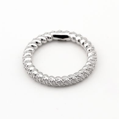 Серебряное кольцо-дорожка с фианитами K11956, 17 размер, уточнюйте