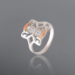 Серебряное женское кольцо "San Marino", уточнюйте, Белый