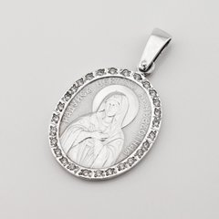 Серебряная ладанка Пресвятая Богородица p13822