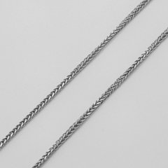 Цепочка из белого золота плетение Спига (1.5 мм), 45, 1.5, 2.92