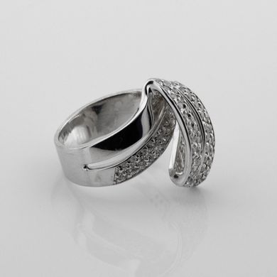 Серебряное кольцо с фианитами 11714-4, уточнюйте