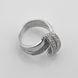 Серебряное кольцо с фианитами 11714-4, уточнюйте
