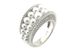 Серебряное кольцо с жумчугом и фианитами CK11005, уточнюйте