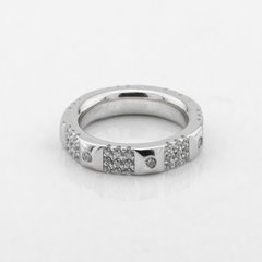 Серебряное кольцо с фианитами K111767, уточнюйте