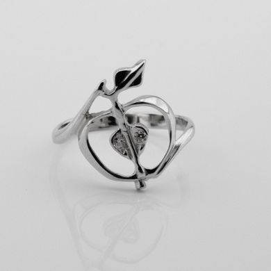 Серебряное кольцо Яблоко 11437-4, уточнюйте