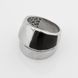 Серебряное кольцо с эмалью и фианитами K111647, уточнюйте