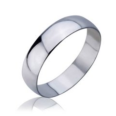 Серебряное обручальное кольцо "Классика 4mm", 16.5