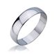 Серебряное обручальное кольцо "Классика 4mm", 23.5