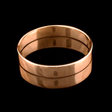 Золотое обручальное кольцо Американка 3мм, 18.5, 1.65