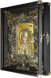 Зображення Ікона з сухозлітним золотом Микола Чудотворець в кіоті