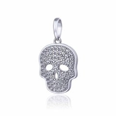 Серебряная подвеска "Crystal skull"