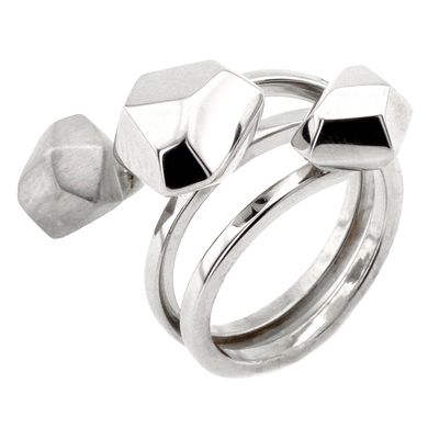 Серебряное кольцо "Геометрия" K11741, уточнюйте