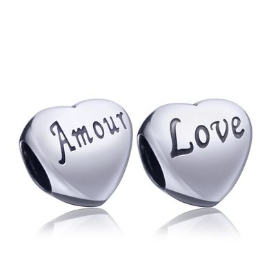 Серебряная подвеска шарм "Love Amour"
