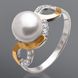 Серебряное женское кольцо "Tenderness", уточнюйте, Белый