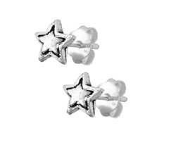 Срібні сережки цвяшки "Star"