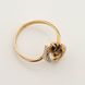 Золотое кольцо с дымчатым кварцем и фианитами 11724sq, 19 размер, уточнюйте