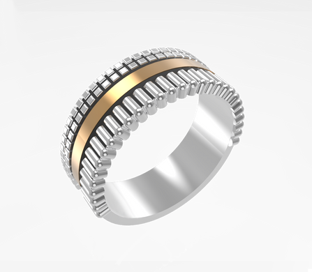 Серебряное обручальное кольцо "Amsterdam", уточнюйте