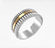 Серебряное обручальное кольцо "Amsterdam", уточнюйте