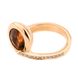 Фото Золотое кольцо с турмалином и бриллиантами ДР0048682
