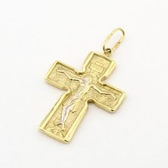 Золотой крестик с распятием kp13095