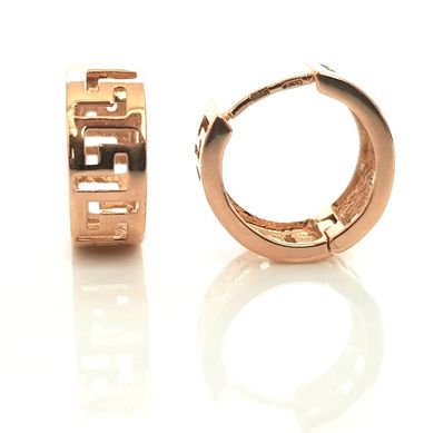 Золотые серьги кольца "Tina", 2.34