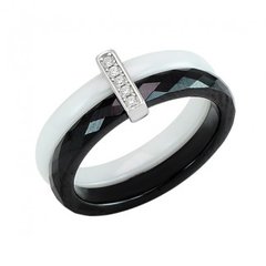 Серебряное кольцо с керамикой К2ФК2/1019-19,5