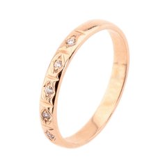 Золотое обручальное кольцо с фианитами (3 мм), уточнюйте