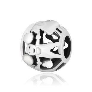 Серебряная бусина "Счастливая семья" П5/778