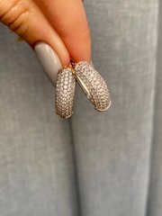 Срібні жіночі сережки "Milena"