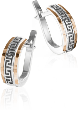 Серебряный набор серьги и кольцо "Aphrodite"