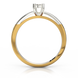 Золотое кольцо с бриллиантами "Joanna", уточнюйте, 10Кр57-0.06-4/4; 1Кр57-0.03-4/4, Белый