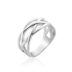 Серебряное женское кольцо "Weaving", уточнюйте