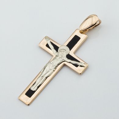Золотой крестик с распятием p13969