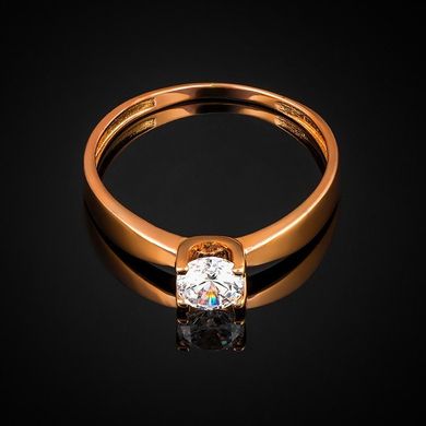 Золотое кольцо "Katrin", 18, 1.75, Белый