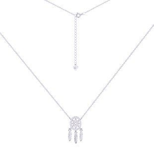 Фото Серебряное колье "Dream Catcher"