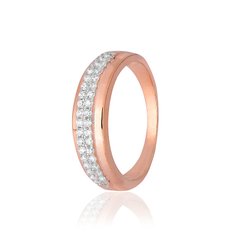 Позолоченое серебряное кольцо КК3Ф/215, 15.5