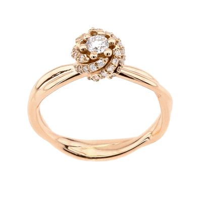 Золотое кольцо с бриллиантами YZ5814, уточнюйте