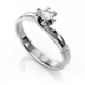 Золотое кольцо с бриллиантом "Explosion", уточнюйте, 1Кр57-0,18-2/4, Белый