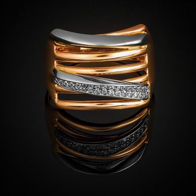 Золотое кольцо "Liv", 20, 5.79, Белый